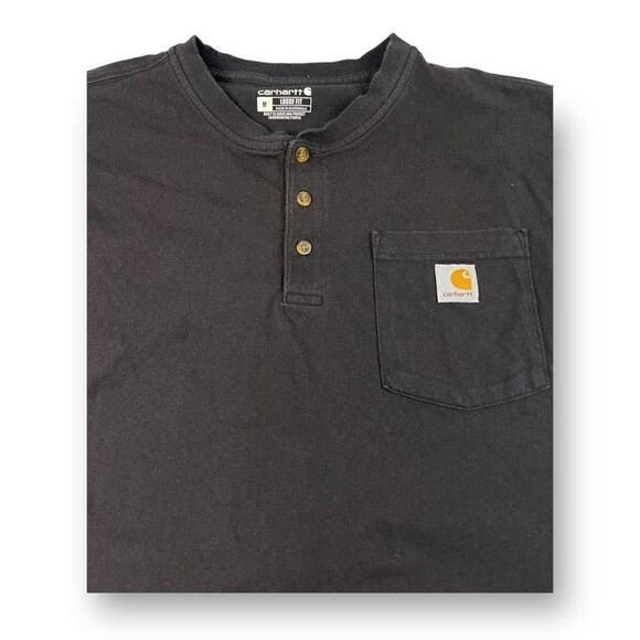 Carhartt Loose Fit Button Front T Shirt Size Medium - Picture 5 of 5